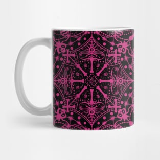 Halloween mandala pattern Mug